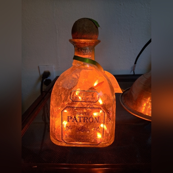 Handmade Other - Patrón Bottle Lamp with Warm Glow